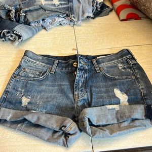 Annie Bing blue Jean shorts